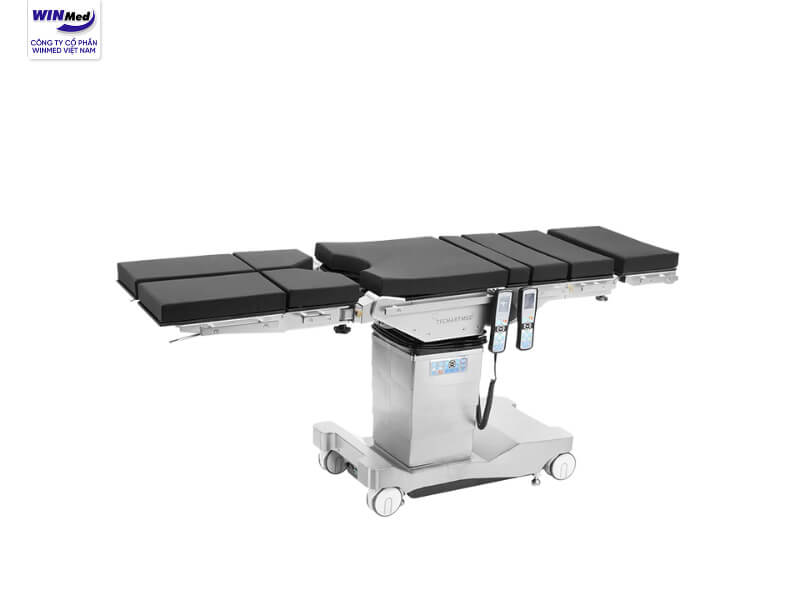 Bàn mổ điện thủy lực đa năng là thiết bị y tế chuyên dụng được thiết kế phục vụ phẫu thuật
2. Ưu điểm nổi bật của bàn mổ điện thủy lực đa năng
