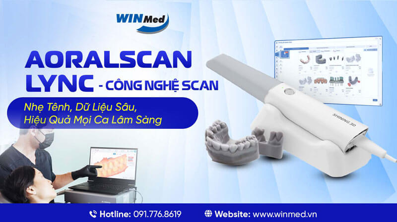 AORALSCAN LYNC – CÔNG NGHỆ SCAN NHẸ TÊNH, DỮ LIỆU SÂU, HIỆU QUẢ