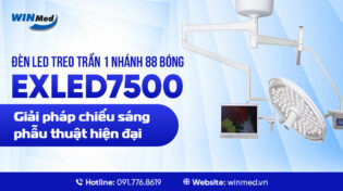 ĐÈN LED TREO TRẦN 1 NHÁNH 88 BÓNG EXLED7500