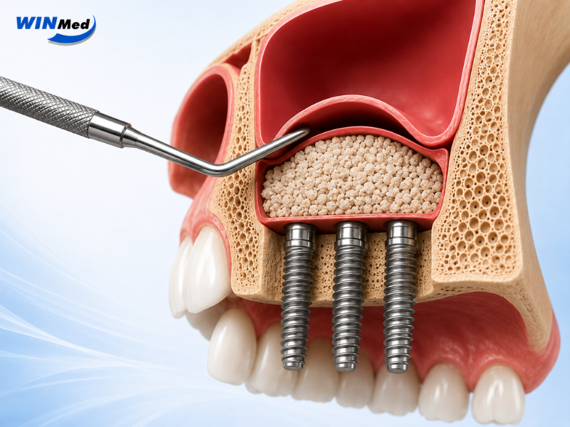 Nâng xoang kín thủy lực và nâng xoang hở